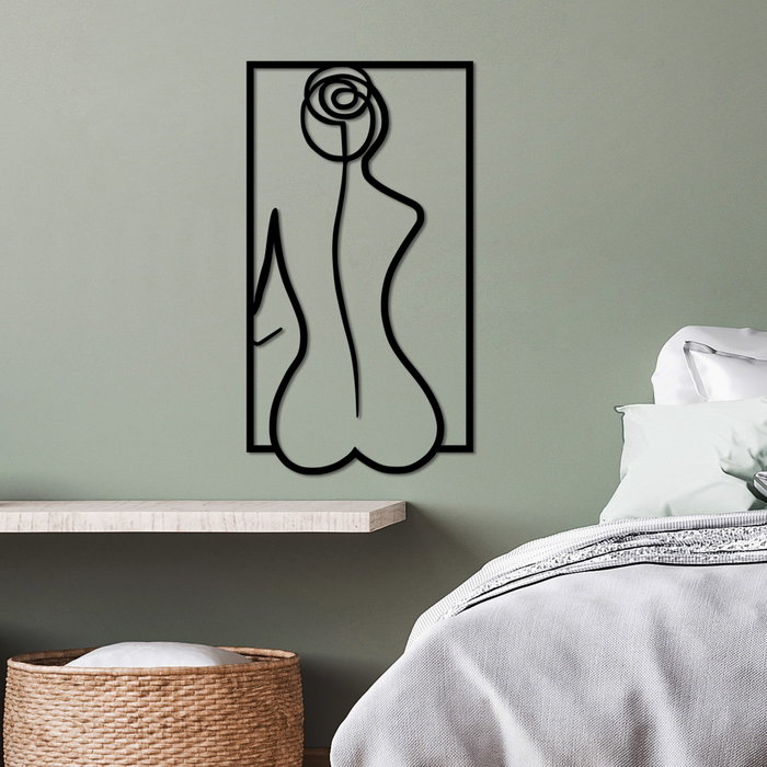 Wallity Rose Silhouette - L Negro Wallity Rose Silhouette - L Negro